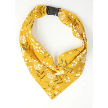 Mustard Floral Scarf - Medium