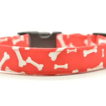 Red Dog Bones Collar - Large