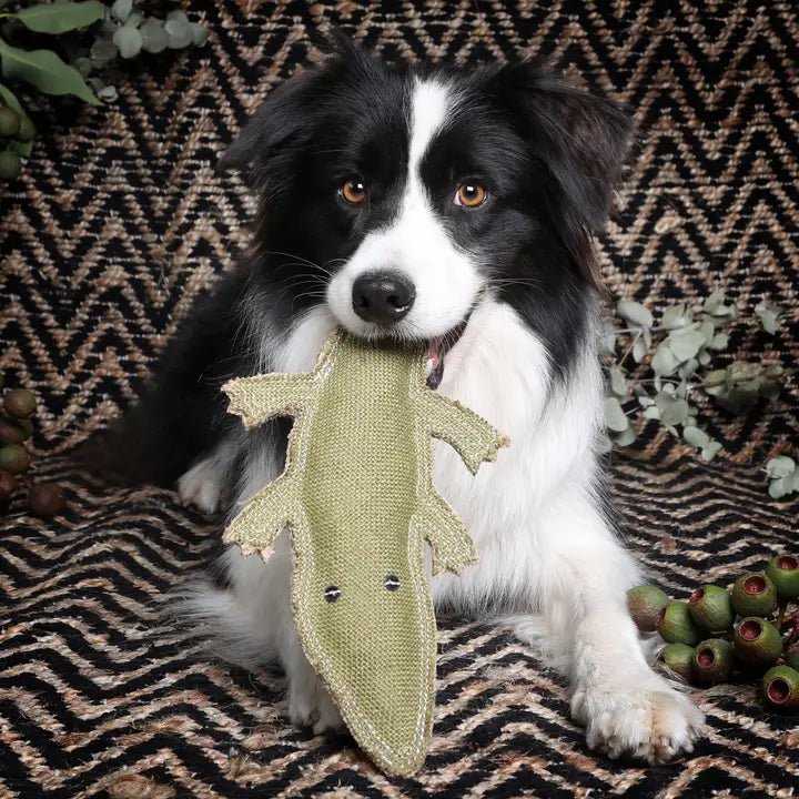 Outback Tails Suede Toy - Crocodile