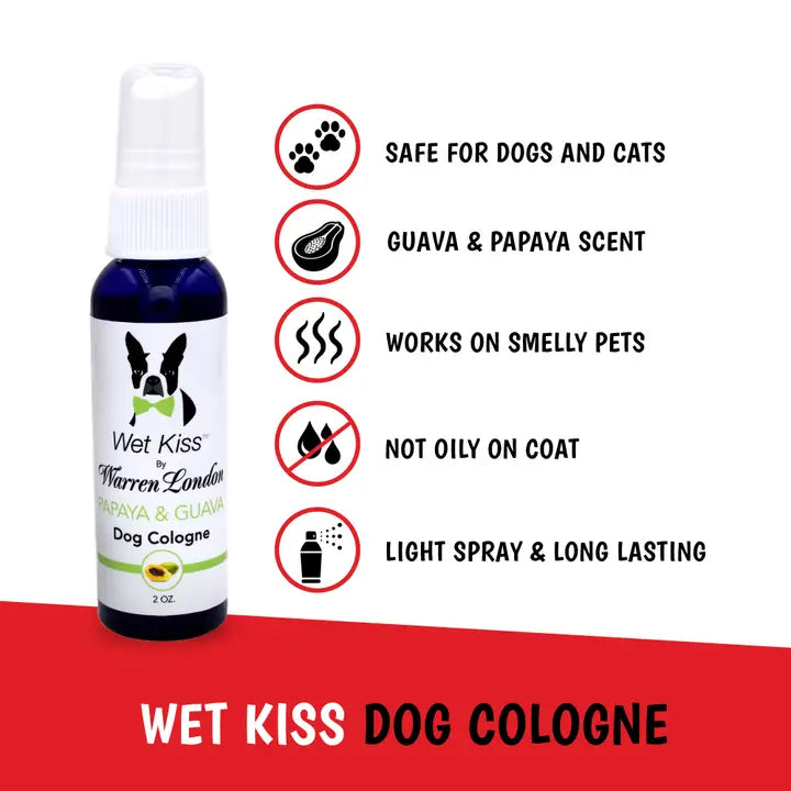 Wet Kiss Dog Cologne - Pomegranate & Fig- 2 oz