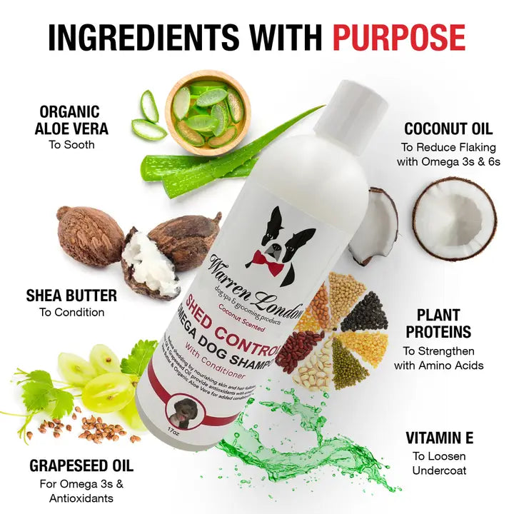 Shed Control Shampoo For Dogs - 17oz