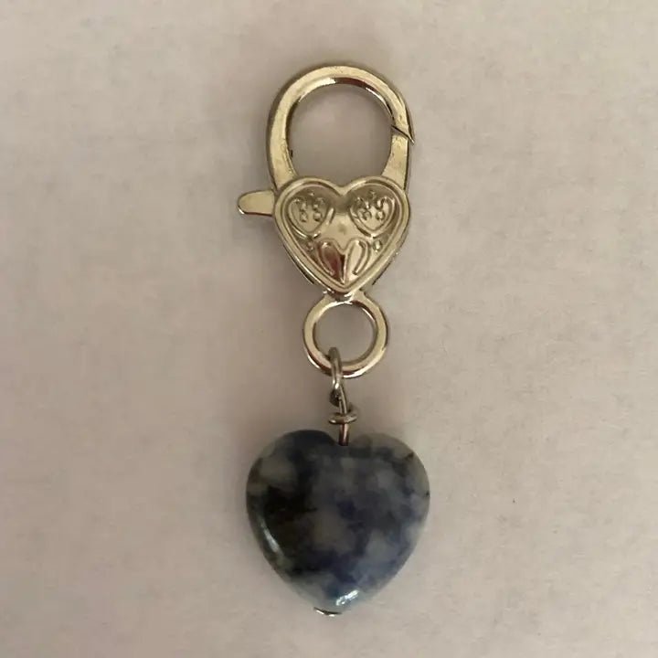 Sodalite Heart Immune Support Pendant