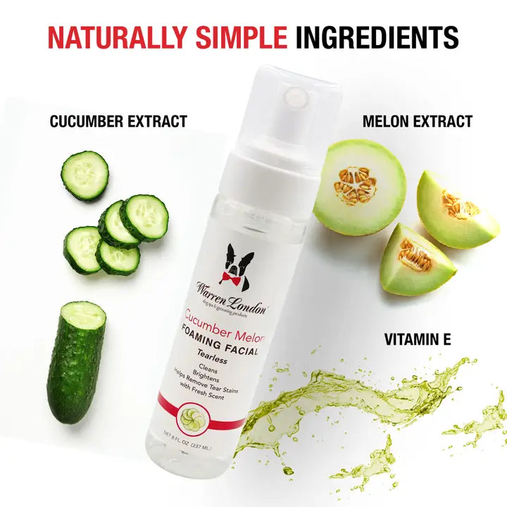 Tearless Shampoo For Dog Faces - Cucumber Melon - 8oz
