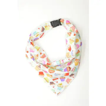 Cupcake Happy Birthday Scarf - Medium