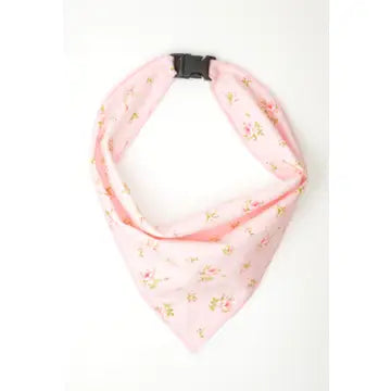 Light Pink Floral Scarf - Medium