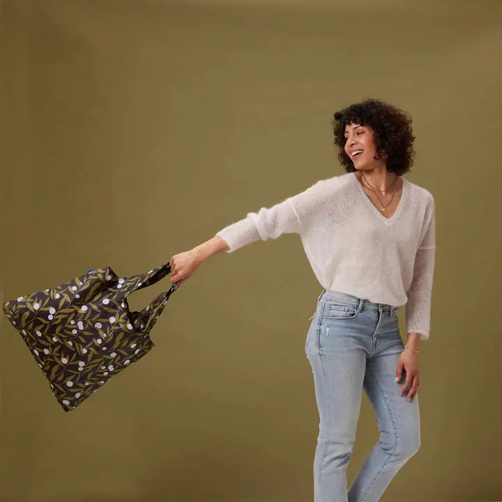 Olive Time Blu Bag Reusable Shopper Tote