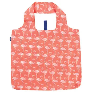 Pink Flamingo Blu Bag Reusable Shopper Tote