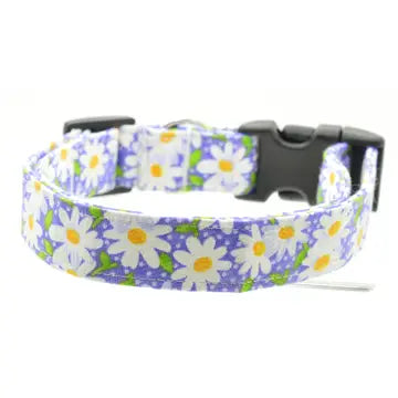 Purple Daisy Collar - Medium