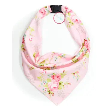 Victorian Pink Rose Scarf - Small