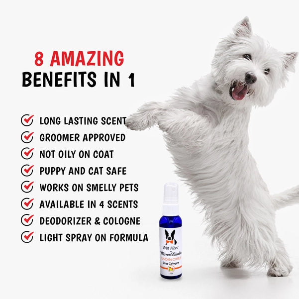 Wet Kiss Dog Cologne - Pomegranate & Fig- 2 oz