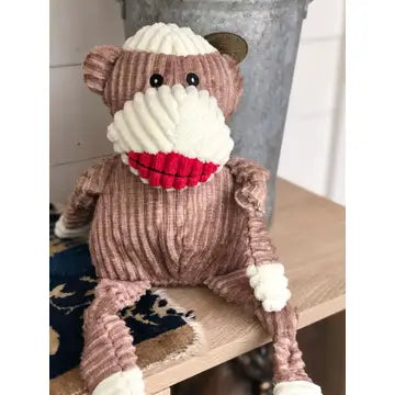 Stuey Sock Monkey Knottie® Plush Dog Toy