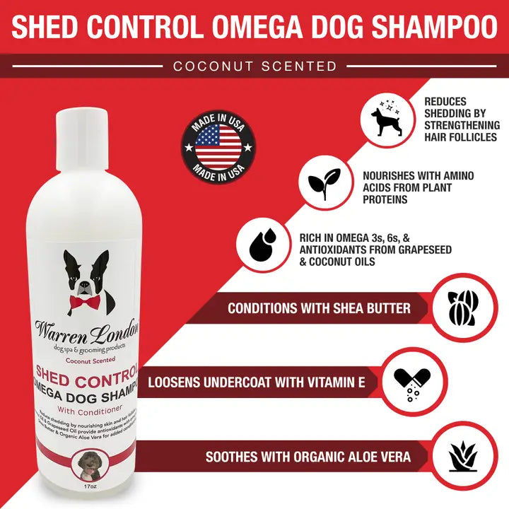 Shed Control Shampoo For Dogs - 17oz
